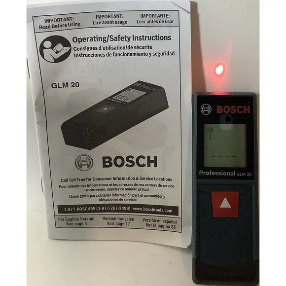 Bosch Blaze GLM20 Laser Pointer + Distance/Measuring Tape - 65-foot Range - Picture 3 of 3
